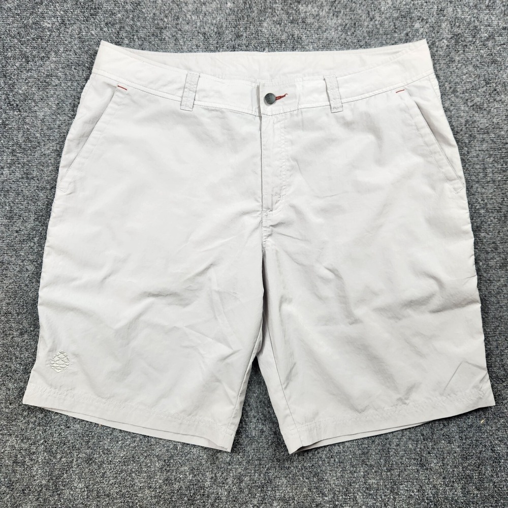 Stio Shorts Mens 40x10 Beige Khaki Cargo‎ Outdoor Hiking Climbing